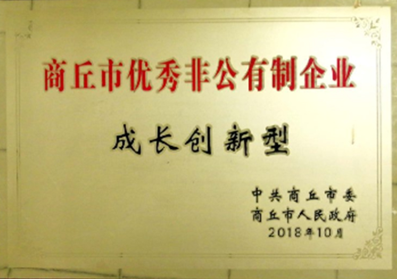 商丘市优秀非公有制企业